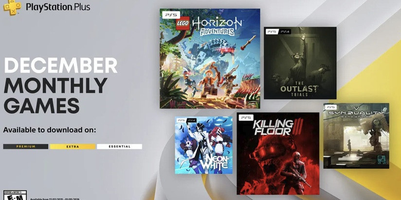 PS Plus Essential : 5 jeux au lieu de 3 pour Noël