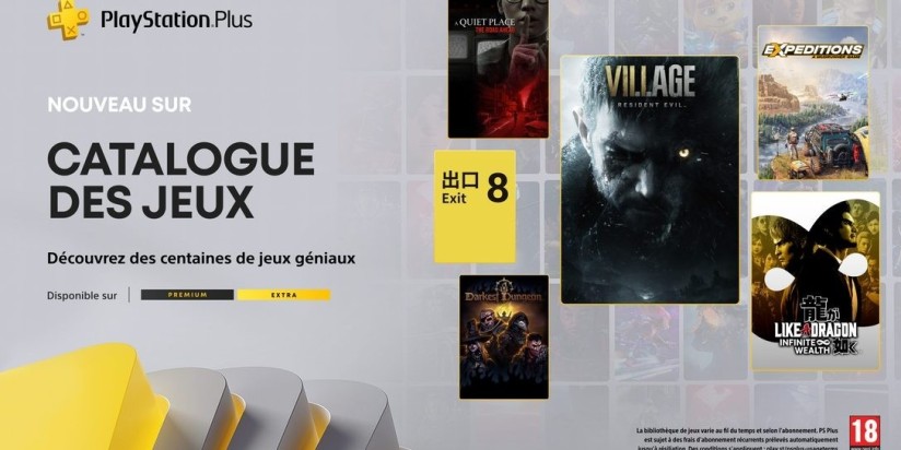 PS Plus : les jeux Extra / Premium de janvier 2026