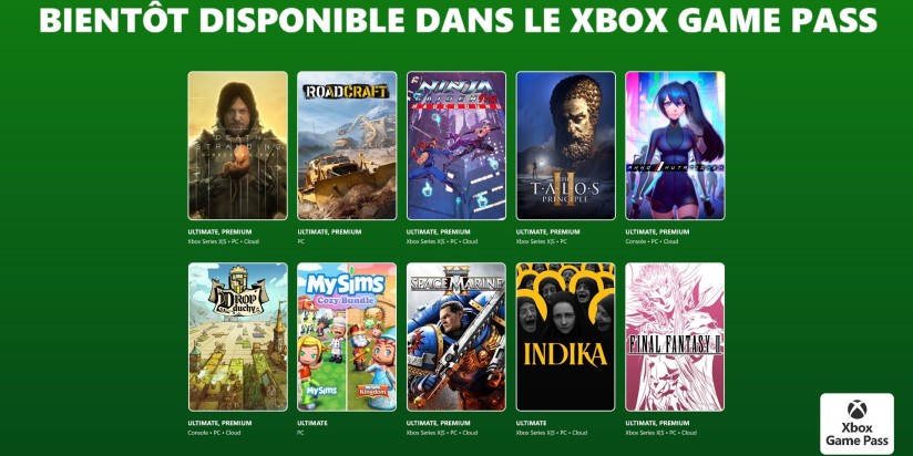 Xbox Game Pass : les jeux de la seconde partie de janvier 2026