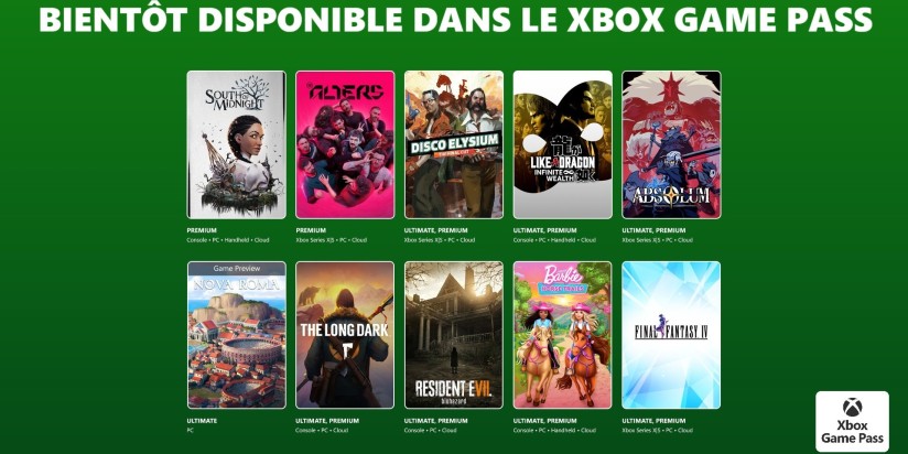 Xbox Game Pass : les jeux de la seconde partie de mars