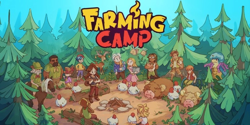 Un story trailer pour la simulation cosy Farming Camp