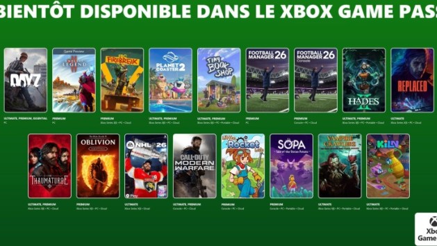 Xbox Game Pass : les jeux de la première partie d'avril