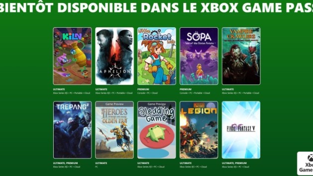 Xbox Game Pass : les jeux de la seconde moitié d'avril
