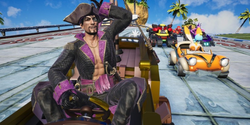 Le Capitaine Majima arrive dans Sonic Racing : CrossWorlds
