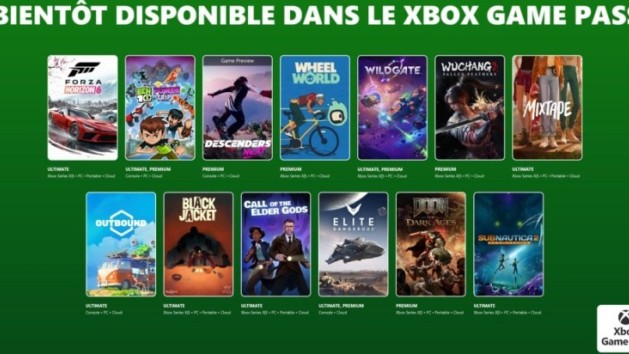 Xbox Game Pass : les jeux de la première partie de mai