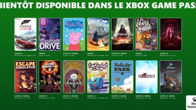 Xbox Game Pass : les jeux de la seconde partie de mai