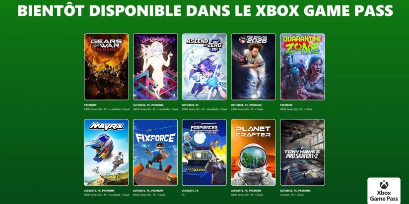 Xbox Game Pass : les jeux de la première partie de juillet