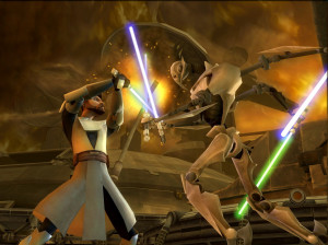 Star Wars The Clone Wars : Duels au Sabre Laser - Wii