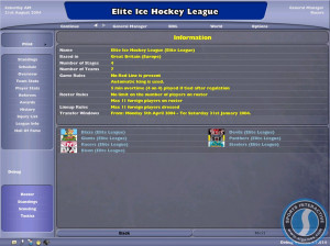 NHL Eastside Hockey Manager 2005 - PC