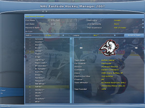 NHL Eastside Hockey Manager 2007 - PC