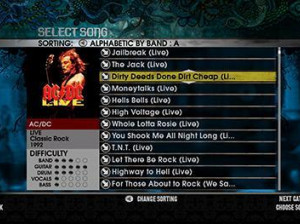 AC/DC LIVE : Rock Band - Wii